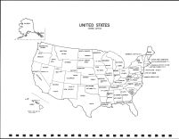 United States Map, Adair County 1990